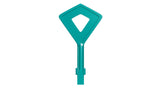 Green LEGO key from the Rapunzel's Mini Tower set