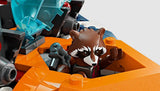 Close-up of Rocket inside spaceship cockpit LEGO 76278 Ireland