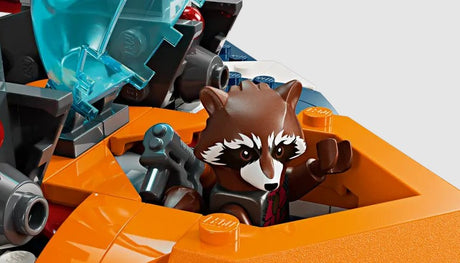 Close-up of Rocket inside spaceship cockpit LEGO 76278 Ireland