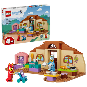 LEGO School with Rusty and Bluey 11221 box with school build, Bluey, Rusty, stroller and accessories