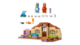 LEGO Bluey school build with figures, stroller, baby, cups, fish, pan and other accessories