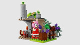 LEGO Amy picking grapes behind Master Emerald Shrine