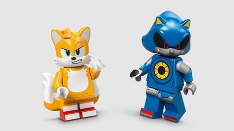 Tails and Metal Sonic LEGO minifigures from 77002 set