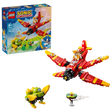 LEGO Sonic the Hedgehog Tails' Tornado-1 77119 box beside the completed biplane, Egg Chaser and floating island 