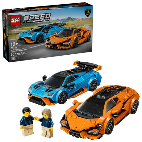 LEGO Speed Champions 77238 box with Lamborghini Revuelto and Huracán STO – Ireland