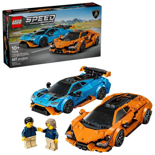 LEGO Speed Champions 77238 box with Lamborghini Revuelto and Huracán STO – Ireland
