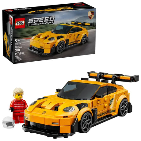 LEGO 77239 Porsche 911 GT3 RS box showing car and driver minifigure – Ireland
