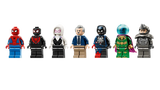 Seven LEGO Marvel minifigures from Spider-Man vs. Mysterio The Daily Bugle set