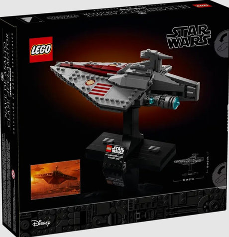 Back of LEGO Star Wars Acclamator-Class Assault Ship 75404 box Ireland