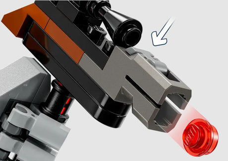 Close-up of stud-shooting blaster on LEGO Boba Fett Mech 75369 – Ireland