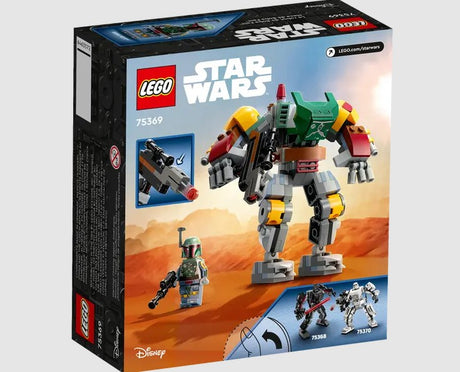 LEGO Star Wars Boba Fett Mech 75369 box back and feature highlights – Ireland
