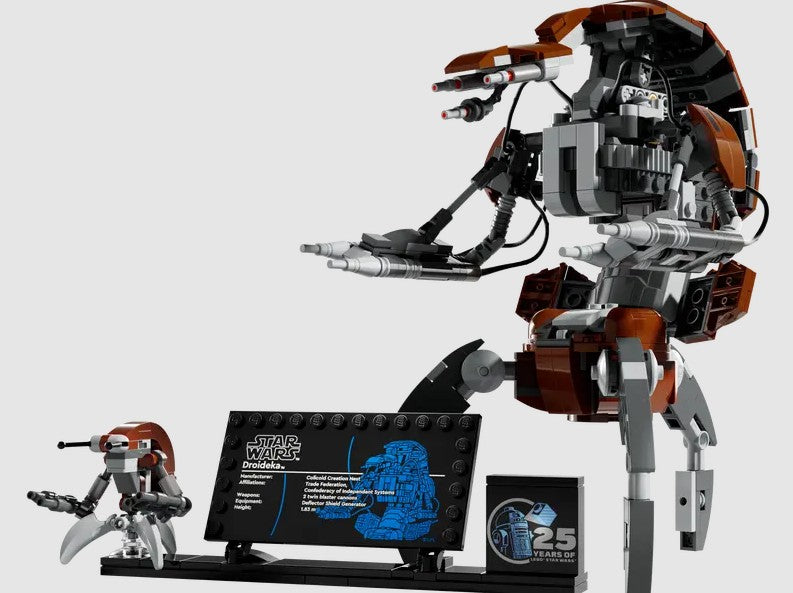 LEGO Star Wars Droideka 75381 Droid Figure with 25th Anniversary Plaque – Ireland
