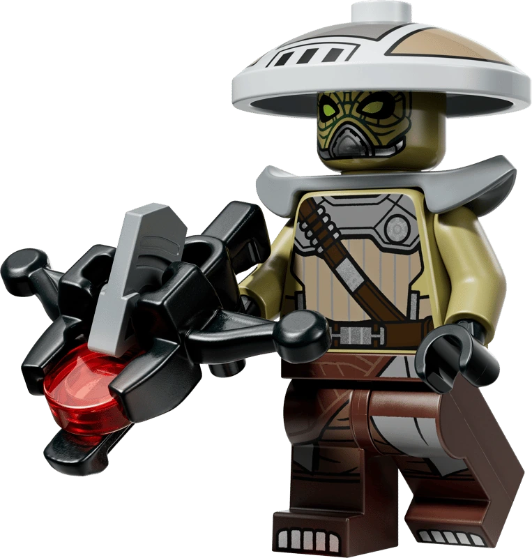 LEGO Star Wars Hutt Palace Sentry Droid Showdown 75451 Embo minifigure holding a black bowcaster