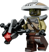 LEGO Star Wars Hutt Palace Sentry Droid Showdown 75451 Embo minifigure holding a black bowcaster