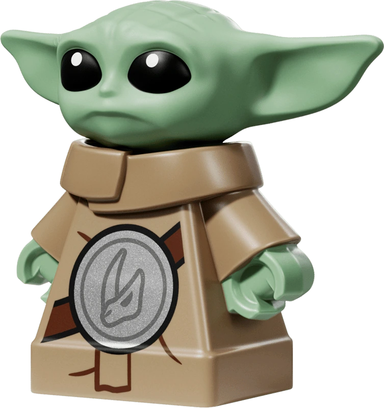 LEGO Star Wars Hutt Palace Sentry Droid Showdown 75451 Grogu figure