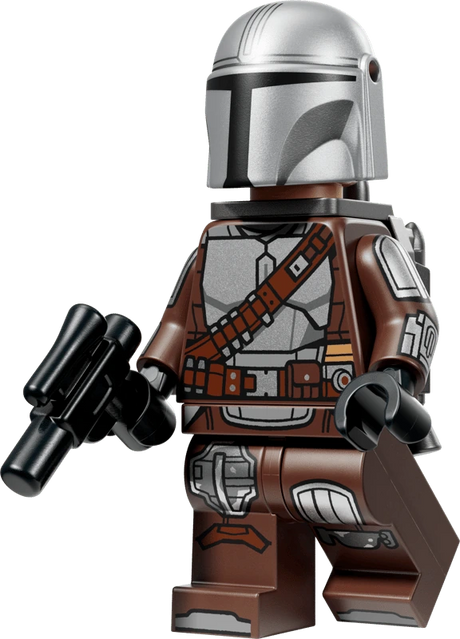 LEGO Star Wars Hutt Palace Sentry Droid Showdown 75451 Mandalorian minifigure holding a black blaster