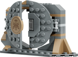 LEGO Star Wars Hutt Palace Sentry Droid Showdown 75451 grey palace gate with a round brown door panel