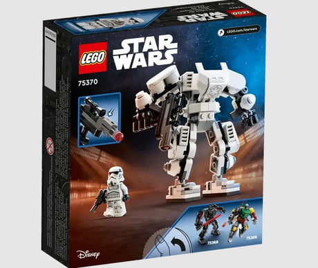 LEGO Star Wars Stormtrooper Mech 75370 box back view – Ireland