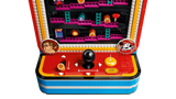 LEGO Super Mario Donkey Kong Arcade 72051 control panel with joystick, buttons, arrows and barrel graphic