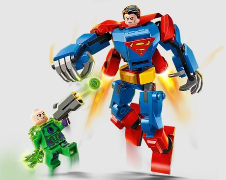 LEGO Superman Mech vs. Lex Luthor 76302 battle scene Ireland