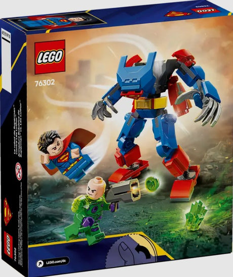 LEGO Superman Mech vs. Lex Luthor 76302 back of box Ireland