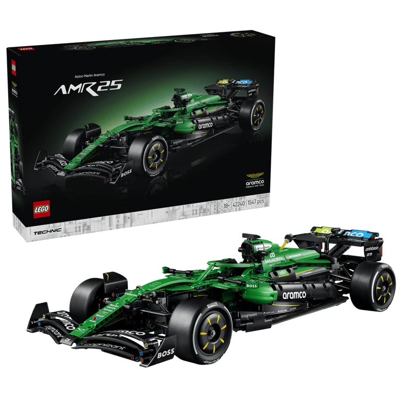LEGO Technic Aston Martin Aramco AMR25 F1 Car with box