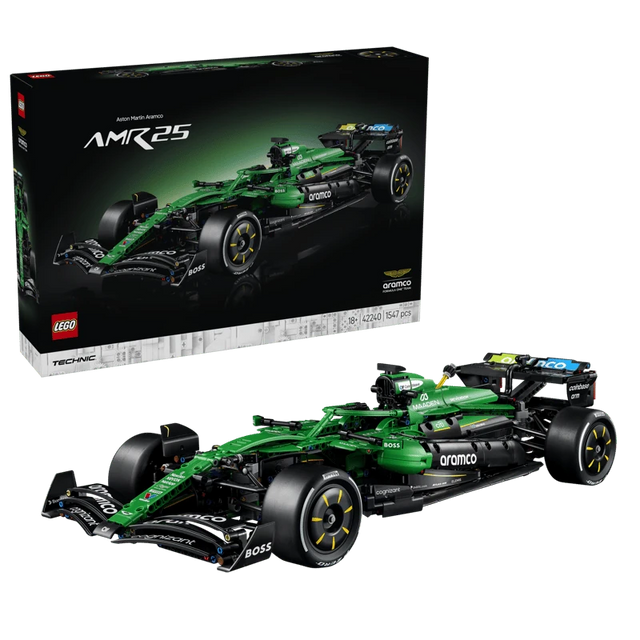LEGO Technic Aston Martin Aramco AMR25 F1 Car with box