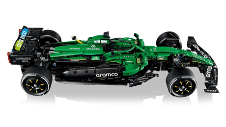 LEGO Technic Aston Martin Aramco AMR25 F1 Car side