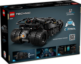Back of the LEGO Technic Batmobile Tumbler 42239 box showing the completed model and CONTROL+ app feature panels