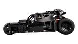 Side profile of the LEGO Technic Batmobile Tumbler 42239 showing the angular black bodywork and large rear wheel