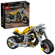 LEGO Technic Yellow Motorcycle 42225 box front showing yellow motorcycle model, Technic branding and 7+ age marking