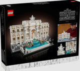 LEGO Trevi Fountain 21062 back of box with building features Ireland
