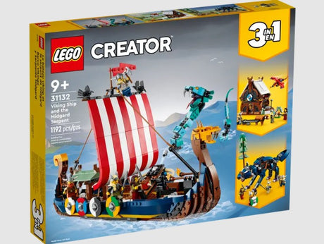 LEGO Creator 31132 Viking Ship and Serpent box front – buy in Ireland