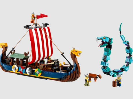 LEGO Creator 31132 Viking Ship and Midgard Serpent set available in Ireland at ToyTown.ie