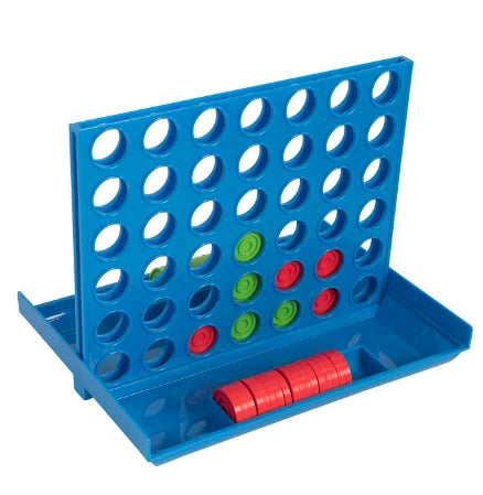 Line Up 4 classic game blue grid with red and yellow counters Ireland
