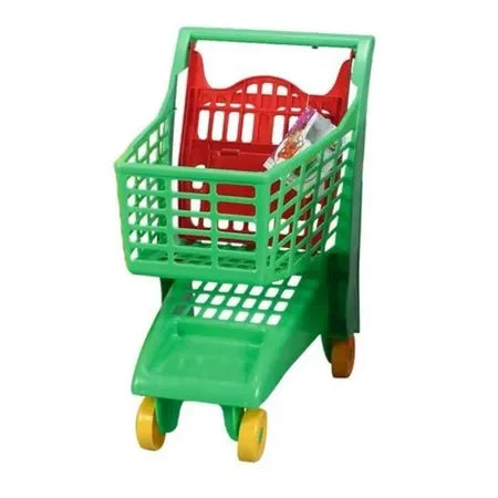 Androni Giocattoli toy shopping trolley with yellow wheels and red child seat – Ireland