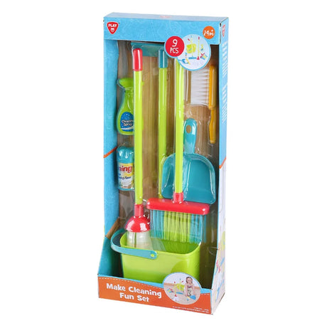 Boxed Make Cleaning Fun Set with mop, broom, dustpan and bottles – Ireland