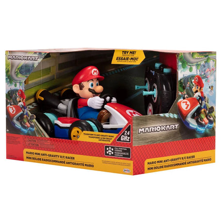 Nintendo Super Mario Kart 8 RC Racer retail packaging with Mario kart and controller in Ireland.