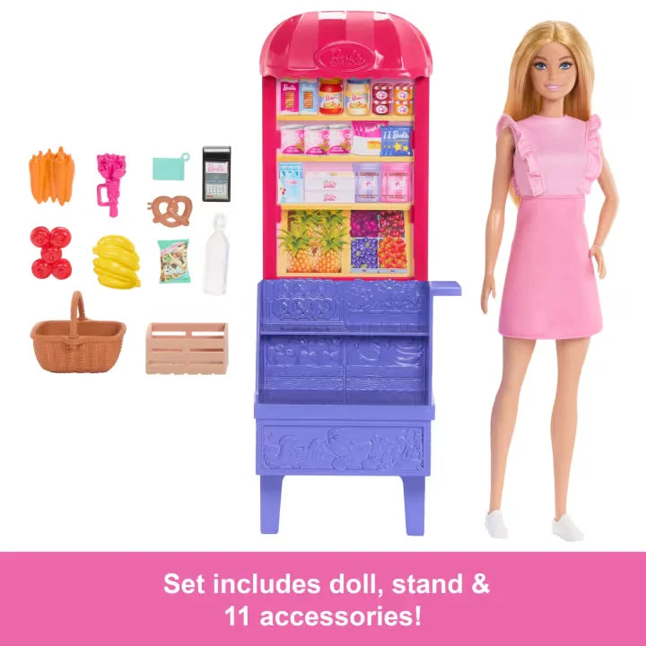 Barbie playset accessories including produce, crate, and scanner pieces – Ireland
