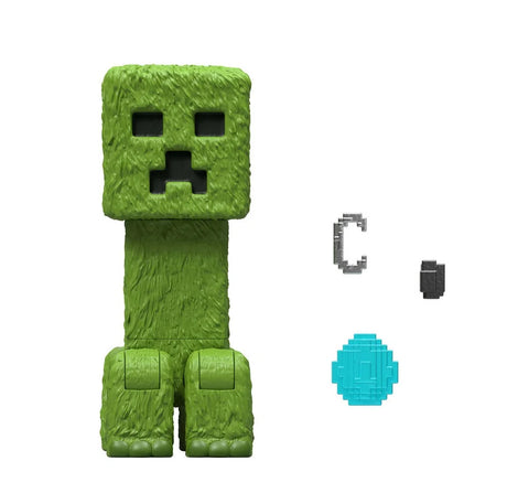 Minecraft Movie Creeper standing upright with three accessories laid out – Ireland