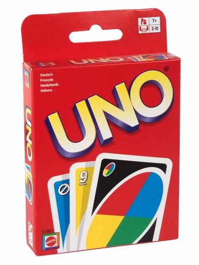 Mattel UNO card game box with classic red packaging – Ireland
