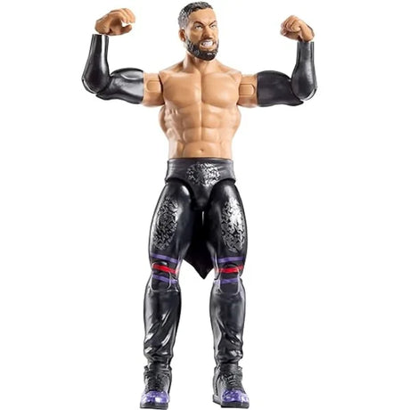 Finn Bálor WWE Main Event Series action figure posed with flexed arms – Ireland