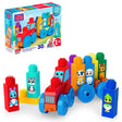 MEGA BLOKS Build & Match Animal Tractor with animal blocks and retail box