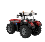 BRIXIES Plus Massey Ferguson 9S viewed from the rear right with the rear hitch assembly, cab structure and large tyres visible