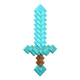 Minecraft Diamond Sword shown upright on a white background