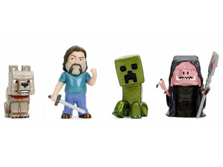All four Minecraft Movie diecast figures shown loose front view – Ireland