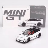Mini GT Mazda AZ-1 Liberty Walk LB40 Tokyo Auto Salon 2024 displayed in front of its Mini GT retail box