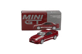 Mini GT Nissan Skyline GT-R R32 VeilSide Combat C-I Gem Red RHD displayed with its Mini GT box