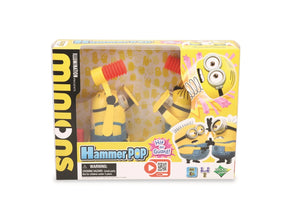 Minions Hammer POP game shown in front packaging with Minions artwork and game pieces visible