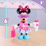 Minnie Mouse Fabulous Fashion Doll showing 6 inch height and accessories